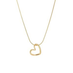 Collar Corazon Elegante – Oro 18K PVD sobre Acero Inoxidable 304 - Imagen 3