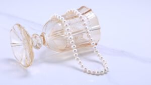 Collar Perlas De Agua Dulce Plata Esterlina Chapada - Imagen 3