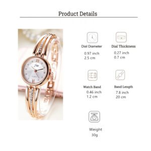 Reloj De Mujer Elegante Ronda Cuarzo - Imagen 6