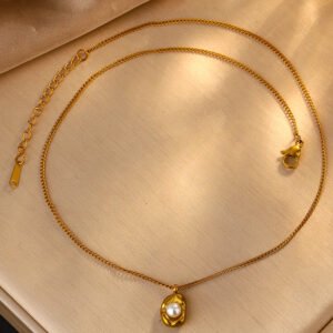 Conjunto de Joyas Guisante – Oro 18K IP sobre Acero Inoxidable 304 - Imagen 3