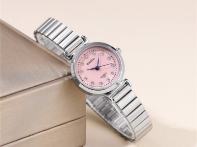 Elegante Lujoso Reloj Cuarzo para Mujer