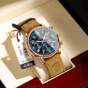 Reloj Suizo Para Hombre, A Prueba De Agua Multifuncional