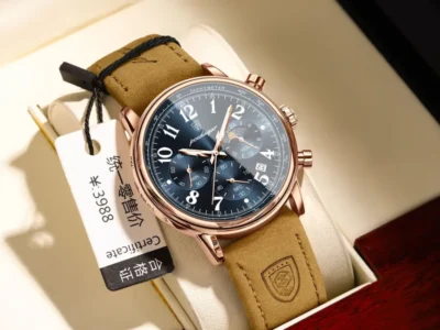 Reloj Suizo Para Hombre, A Prueba De Agua Multifuncional