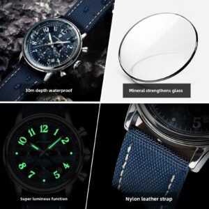 Reloj Suizo Para Hombre, A Prueba De Agua Multifuncional - Imagen 3