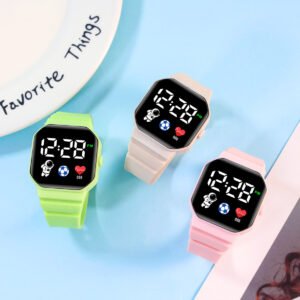 Reloj Electronico A99, Cuadrado LED, Reloj Digital Resistente Al Agua - Imagen 3