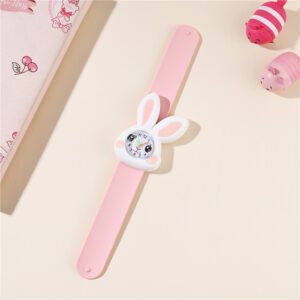 Lindo Reloj de Conejo Hebilla Plastico - Imagen 6