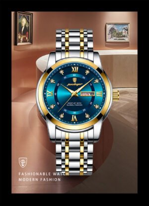 Reloj De Cuarzo Suizo Impermeable Luminoso Para Hombre - Imagen 3