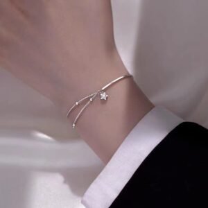 Pulsera de Estrella Plata De Ley 925 - Imagen 3