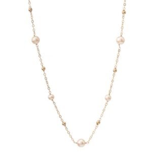 Collar de Perlas Naturales de Agua Dulce – Plata 925 con Cierre en Oro 18K - Imagen 3
