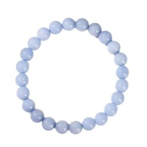 Pulsera De Cristal Con Piedra Ángel Natural Para Mujer Moda De Alta Gama Patrón Geométrico 5A|8mm - Imagen 4