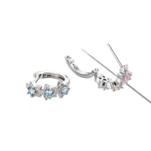 Pendientes de Lujo con Estrella y Zirconia – Diseño Trendy - Imagen 3