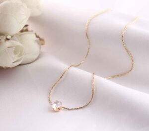 Collar Chapado En Oro, Acero Inoxidable 304 Estilos Simples - Imagen 3