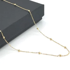 Collar Chapado En Oro, Acero Inoxidable 304 Estilos Simples - Imagen 3
