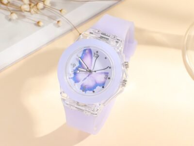 Reloj Para Niñas De Jardin De Infantil, Princesa Pequeña con Luz