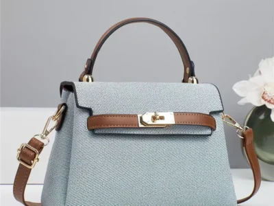 Bolso bandolera clasico para mujer, cuero sintetico