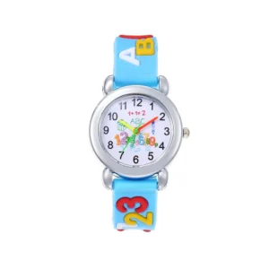 Reloj Para Niños Con Correa De Silicona, Pantalla Digital Analogica 3D De Dibujos Animados - Imagen 4
