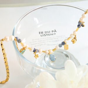 Elegante Collar chapados en oro de 18k Oro Perlas de Agua Dulce - Imagen 3