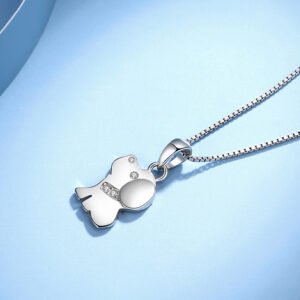 Collar plata de ley 925 diseño de perrito - Imagen 3