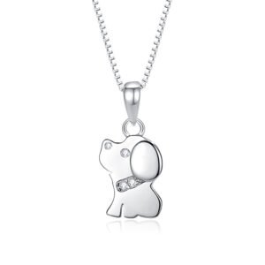 Collar plata de ley 925 diseño de perrito - Imagen 4