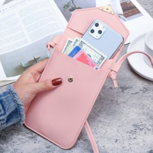 cartera de teléfono Bolsa de hombro para mujer Color Gris - Imagen 4